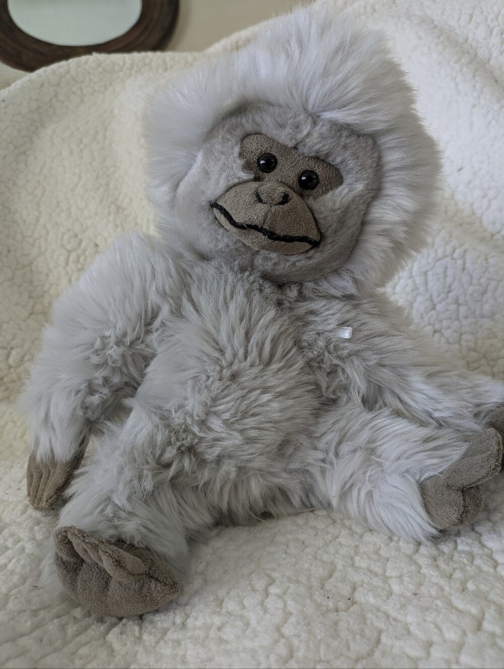 Starbucks Wildlife Collection Number 1 Grey Monkey Stuffed Animal